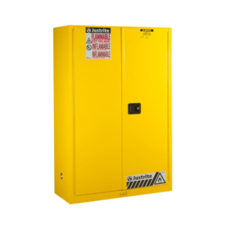 JUSTRITE 894520 FLAMMABLE CABINET (YELLOW)